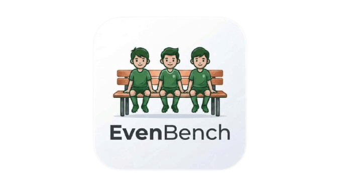 EvenBench — kids sitting on a sideline bench